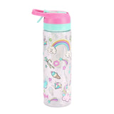 Kids Water Bottle with Straw & Flip-top Lid 750ml Peppy Spout Drink Bottle Tritan BPA Free