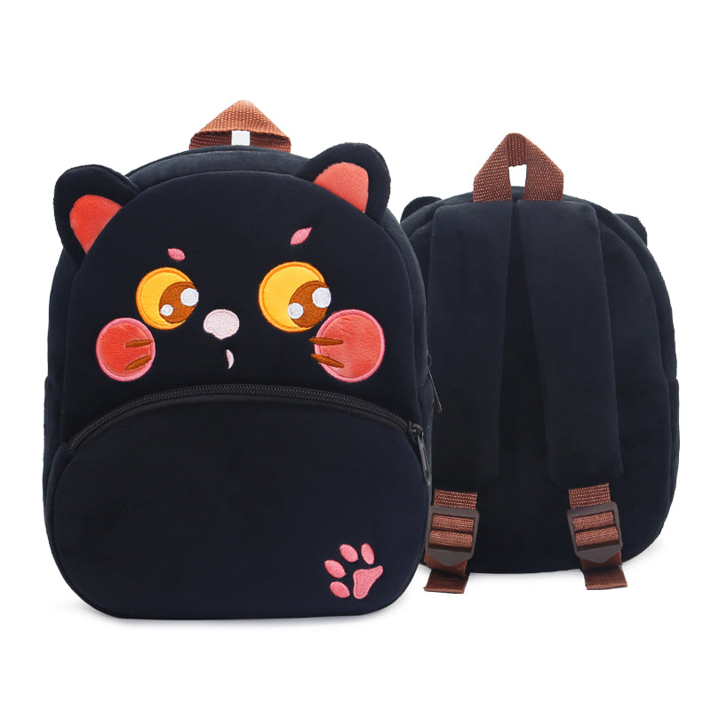 Animal Toddler & Daycare Hiking Backpack NZBlack Cat Happy Kid