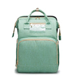 Nappy Diaper Bag Backpack All-in-one Baby Bags Multifunction Travel Crib with Portable changing Pad