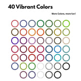 3D Pen PLA Filament Refills 1.75mm – 40 Colors 200 Meters - High Precision, Smooth Flow & Bubble-Free