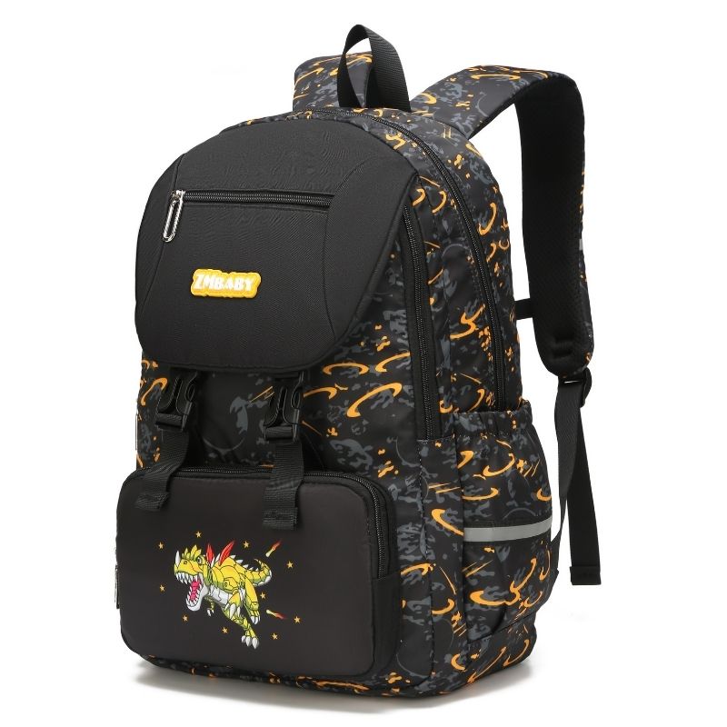Black Dinosaur Backpack