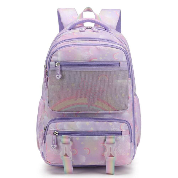 Purple Rainbow Butterfly Backpack