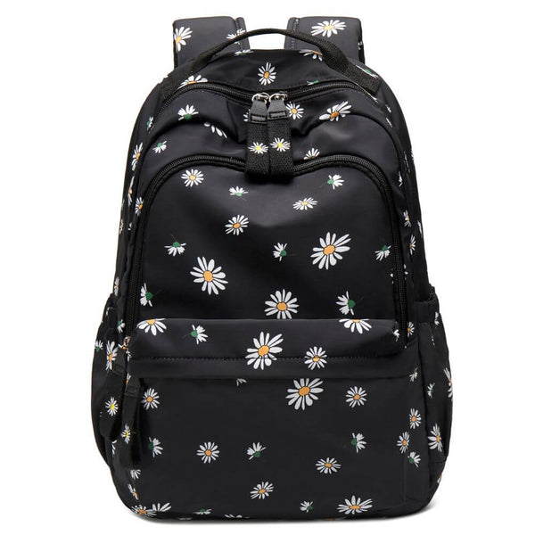 Black Daisy Backpack