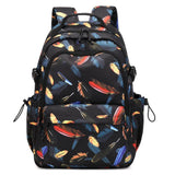 Black Feather Backpack