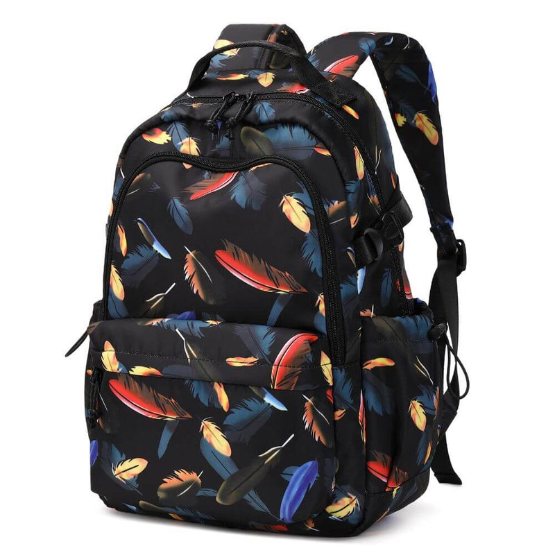 Black Feather Backpack