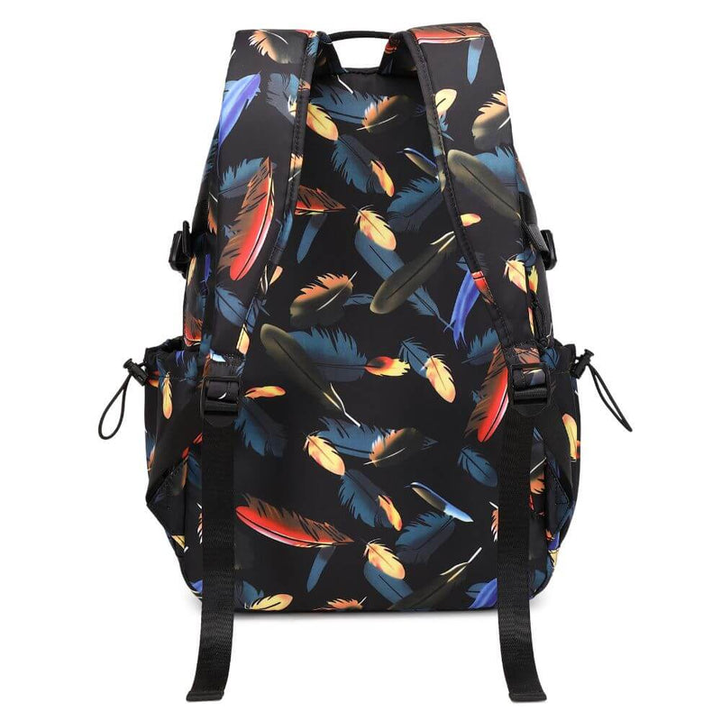 Black Feather Backpack