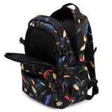 Black Feather Backpack
