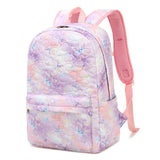 Pink Purple Butterfly School Bag Set