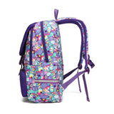 Dark Purple Princess & Unicorn School Bag for Girls