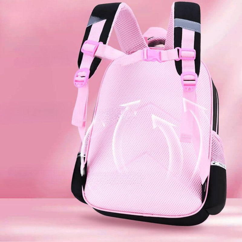 Black & Pink Cute Aesthetic Backpack