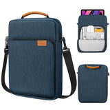 Blue Laptop Sleeve 13 inch Black with Shoulder Straps