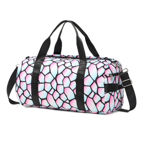 Large Plaid Women's and Girls Duffle Bag