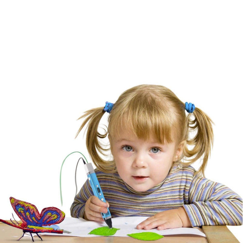 New Version 3D Printing Pen Kit with 10 Colors PCL Filaments