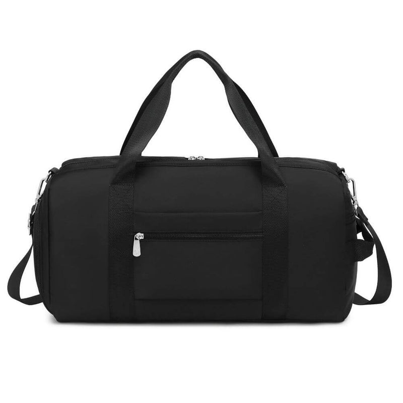 Pink & Black & Beige duffle bag