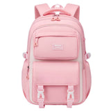 Solid Color Classic Style Backpack