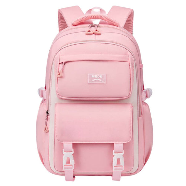 Solid Color Classic Style Backpack