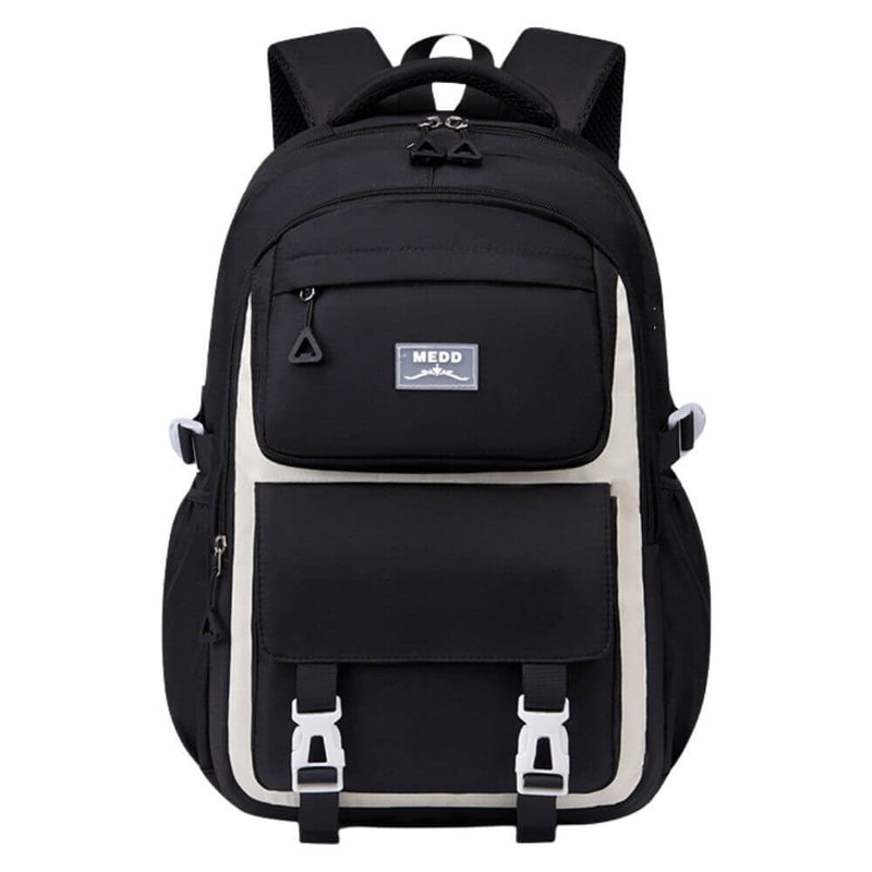 Solid Color Classic Style Backpack