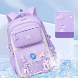 Solid Color Classic Style Backpack