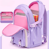 Solid Color Classic Style Backpack