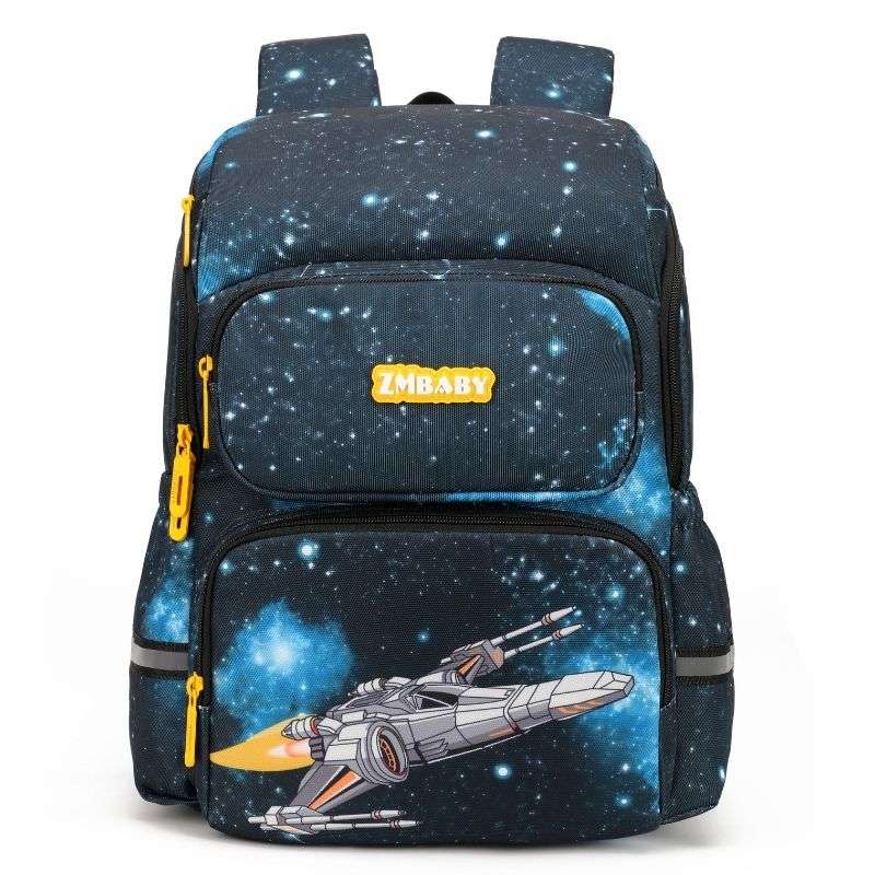Spaceship & Racing Car Kids Backpack School Bags for Boys NZ | Happy Kid