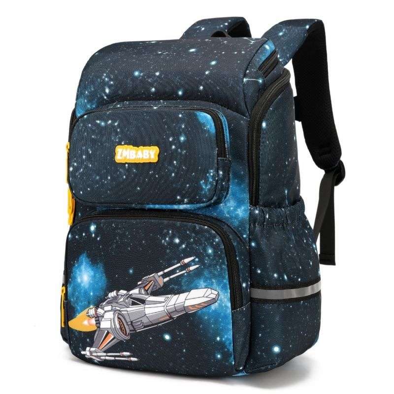 Spaceship & Racing Car Kids Backpack School Bags for Boys NZ | Happy Kid