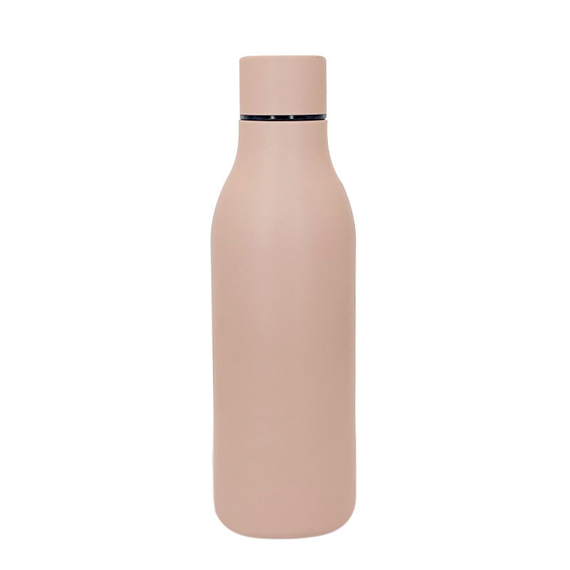 Milk Tea Stainless Steel Insulated Water Bottle 550ml