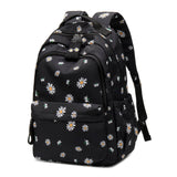 Girls daisy school bag NZ showing side pockets and shape