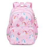Pink unicorn school bag NZ with large capacity and multiple compartments