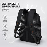 Lightweight, breathable back panel — waterproof high school backpack