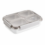 Misanbroo Big Bento 1550ml 316 stainless steel lunch box with 4 compartments