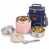 Large Insulated Lunch Box & Food Jar 1200ml & 1500ml - 12-Hour Hot or Cold Container for Adults with Insulated Lunch Bag