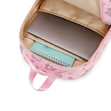 Large capacity school backpack fitting books and notebooks neatly