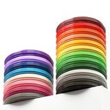 20 vibrant color options chart for Happy Kids 3D pen filament refills showing wide variety of shades for creative arts and crafts