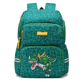 Green Dinosaur Boys School Bags