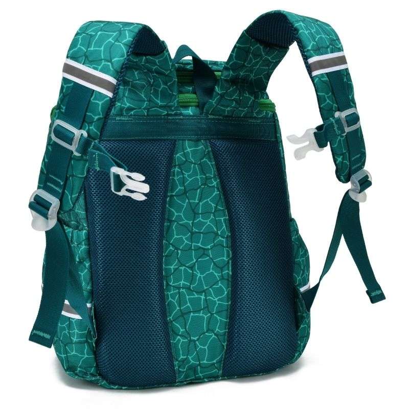 Green Dinosaur Boys School Bags