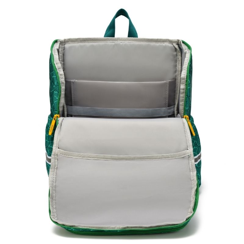 Green Dinosaur Boys School Bags