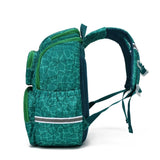 Green Dinosaur Boys School Bags