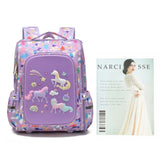 Purple Unicorn Girls School Bags