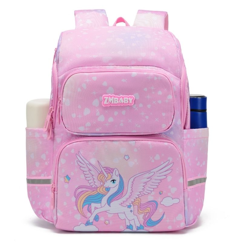 Dabbing Unicorn Backpack For Girls - Galaxy Stars Print School Bag With Padded Straps, 11.5x8x16 Inches - View #7