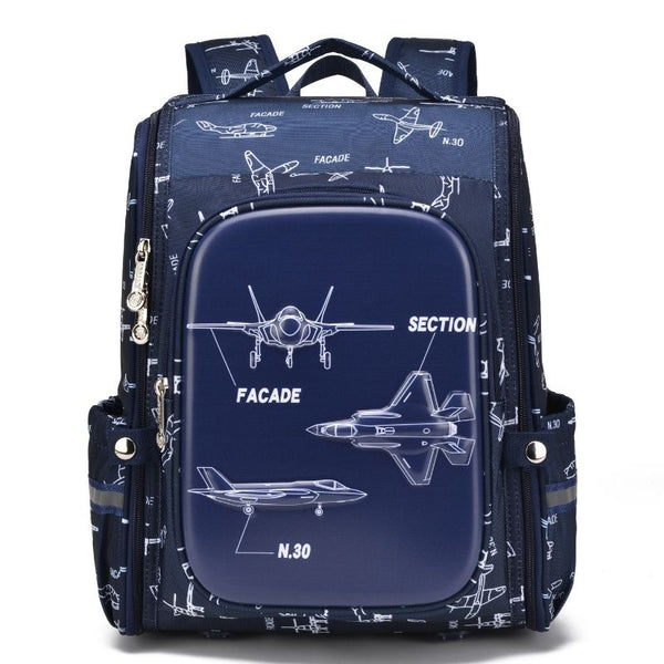 Blue Fighter School Bags for Boys 