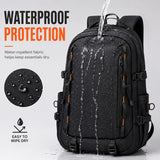 Waterproof protection — water-resistant Oxford polyester university backpack