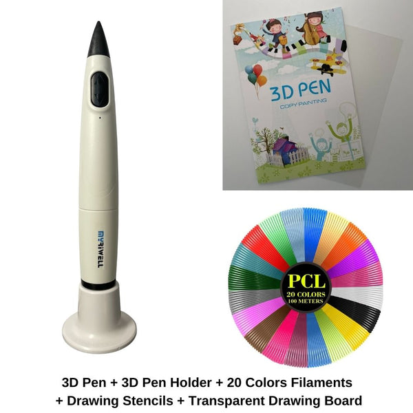 Kids 3D Pen 20 Colors Filaments Bundle