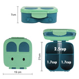 Green Bento Lunch Boxes for Kids