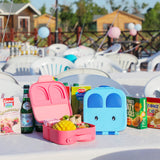 Large Pink Bento Lunch Boxes for Kids