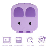 Purple Bunny Bento Lunch Boxes for Kids