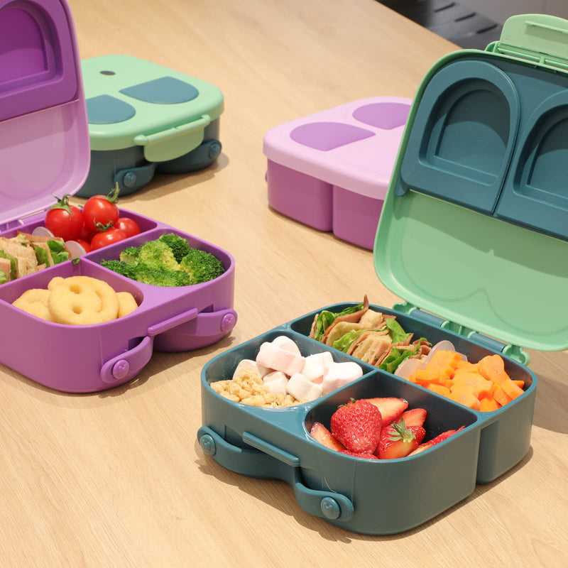 Purple Bunny Bento Lunch Boxes for Kids