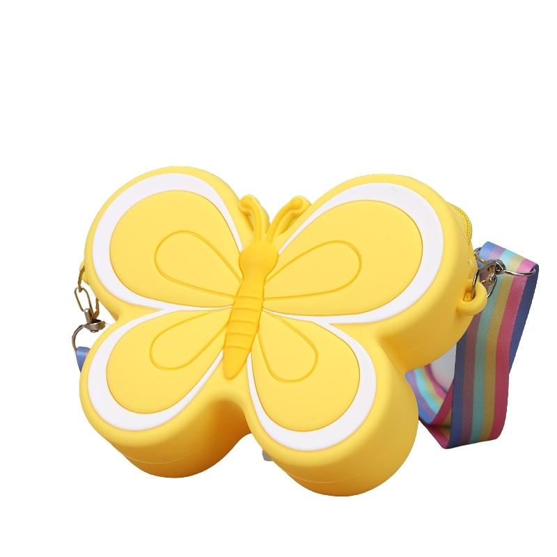 Kids Cute Cartoon Butterfly Coin Purse Wallet for Girls Fidget Pop Toy — free download