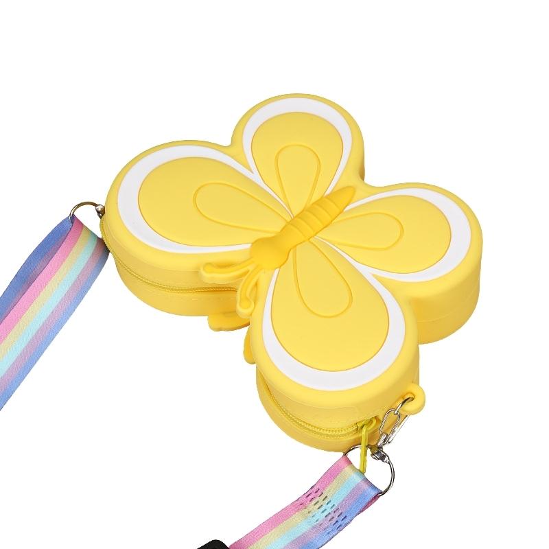 Kids Cute Cartoon Butterfly Coin Purse Wallet for Girls Fidget Pop Toy — free download