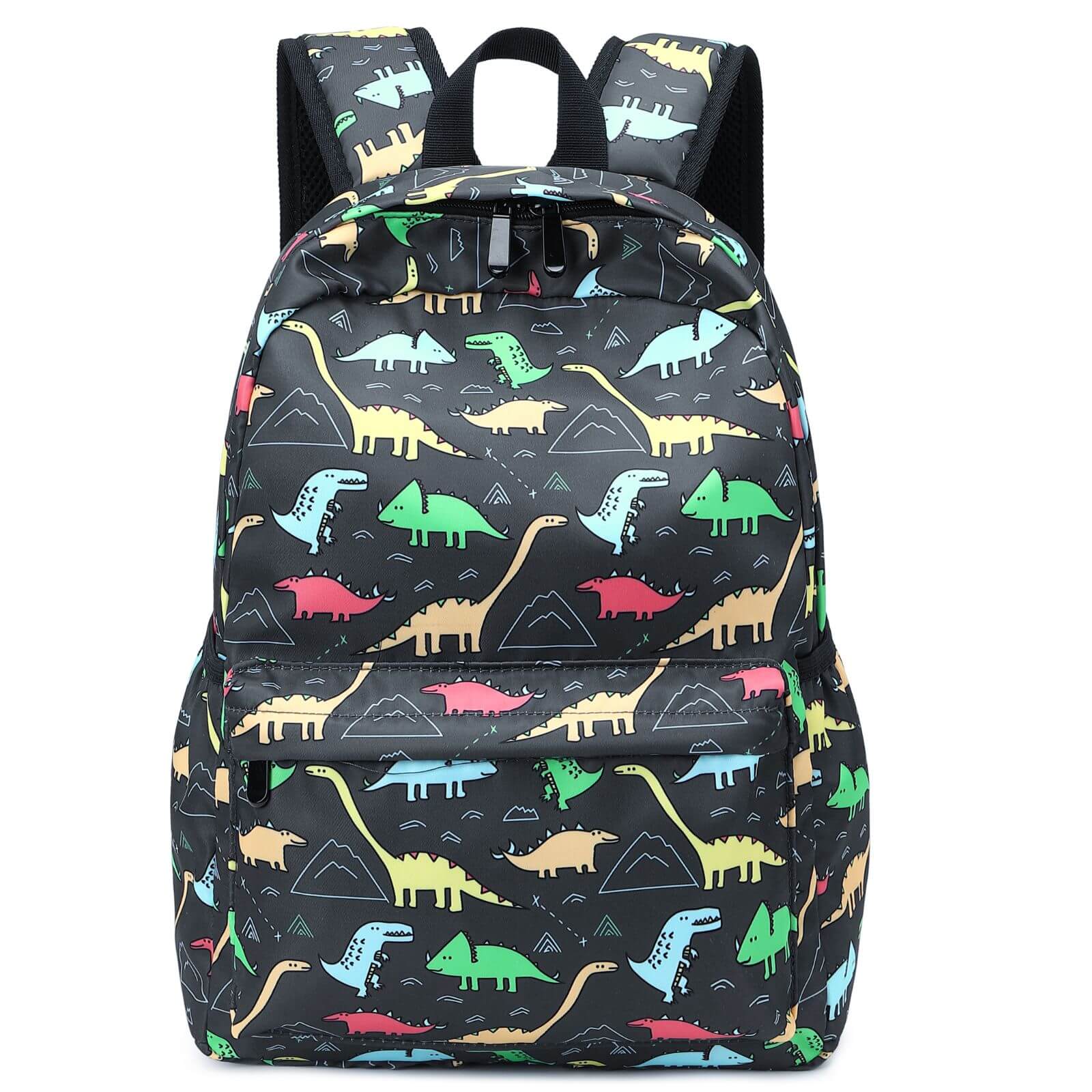 Kids Blue Dinosaur Backpack School Bags for Boys Happy Kid
