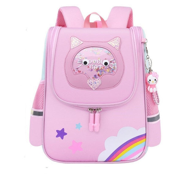 cute cat preschool backpack